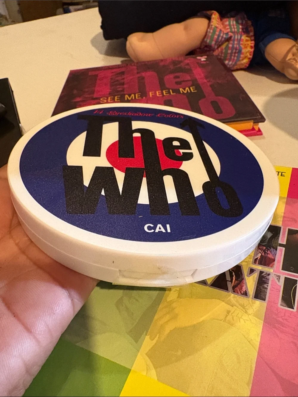 limited edition CAI Beauty NYC x The Who eyeshadow palette! 14 high-pigment